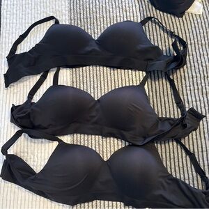 3pack Shapermint Supportive Comfort black bras size 3XL